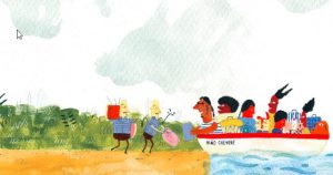 Antonia va al río