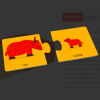 MEMO PUZZLE ANIMAL
