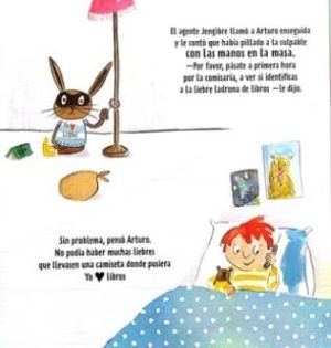 SE BUSCA LILI LA LIEBRE, LADRONA DE LIBROS